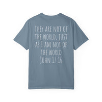 Not of This World Astronaut Cross Helmet Christian Tee