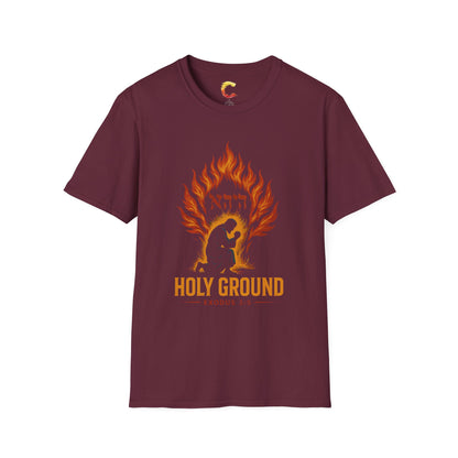 Holy Ground – Burning Bush T-Shirt (Exodus 3:5)
