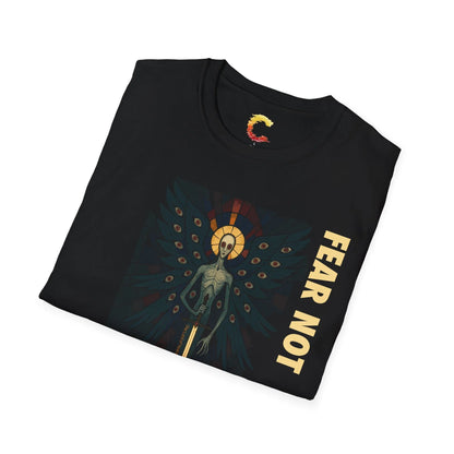 Angel of the Abyss Fear Not Christian Graphic Tee - Ctrl Alt Believe