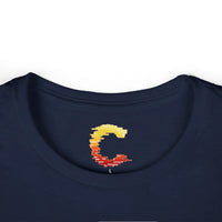 Cross in the Waves Christian Women's Graphic T-Shirt - Ctrl Alt Believe