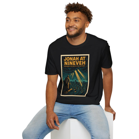 Jonah at Nineveh – Graphic Novel Mercy Tee