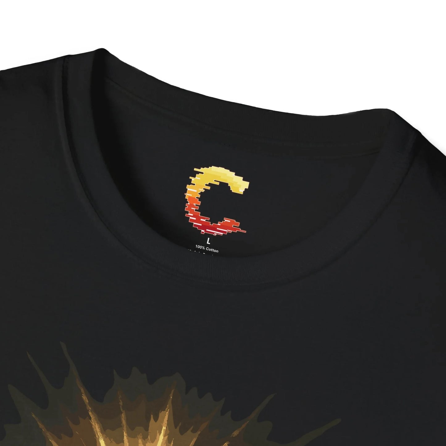 Finished Crucifixion Eclipse Christian Tee - Ctrl Alt Believe