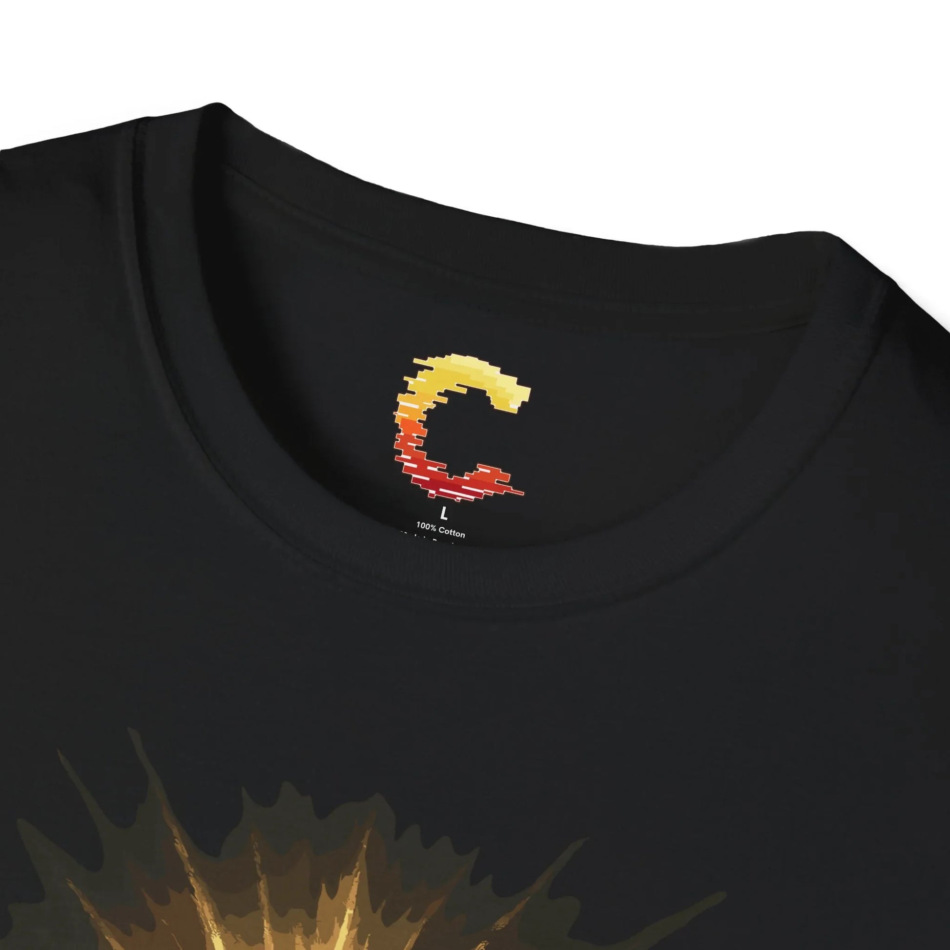 Finished Crucifixion Eclipse Christian Tee - Ctrl Alt Believe