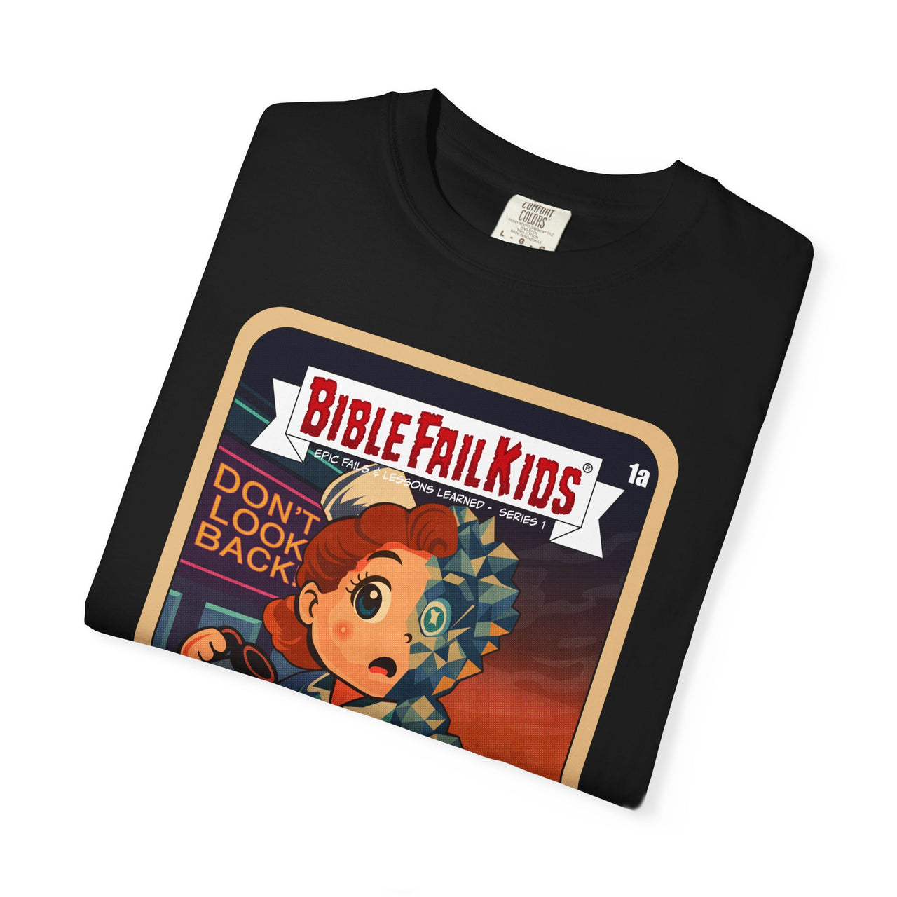 Salty Sally T-Shirt – Bible Fail Kids 80s Parody Christian Tee