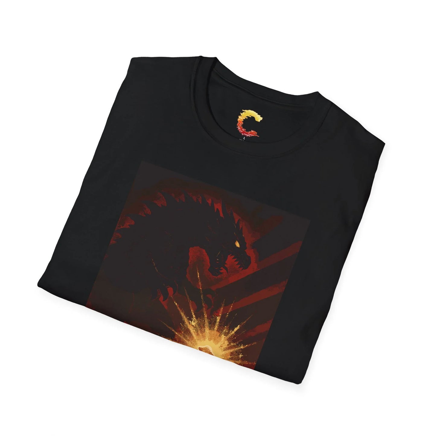 Lamb vs Dragon Kaiju Christian Graphic T-Shirt - Ctrl Alt Believe