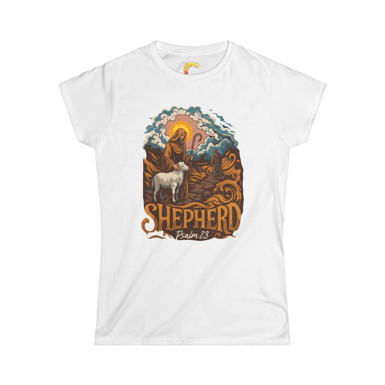 The Lord is My Shepherd Psalm 23 Women's Christian T-Shirt - Ctrl Alt Believe