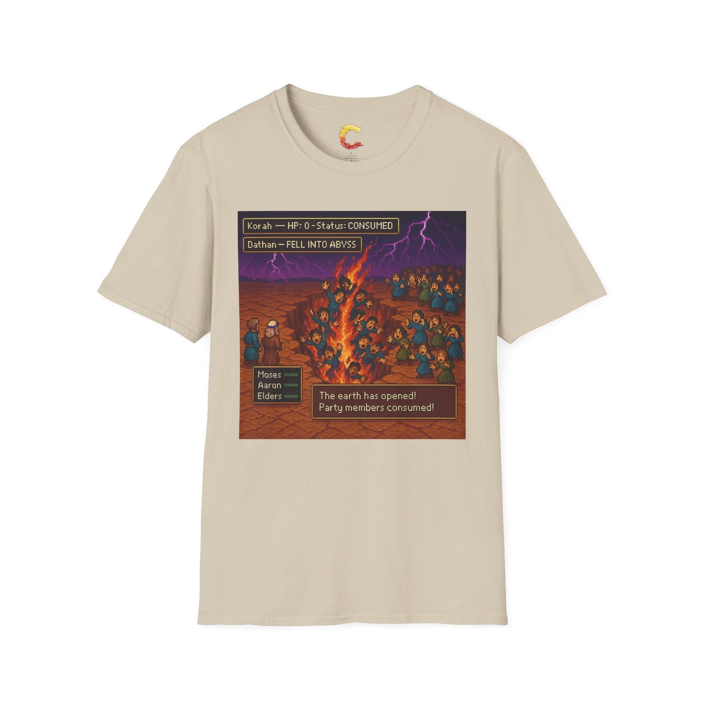 The Earth Has Opened! Retro RPG Tee – Numbers 16 Edition