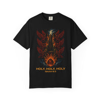 Holy Holy Holy Isaiah 6:3 Fiery Throne Christian Faith Graphic Tee