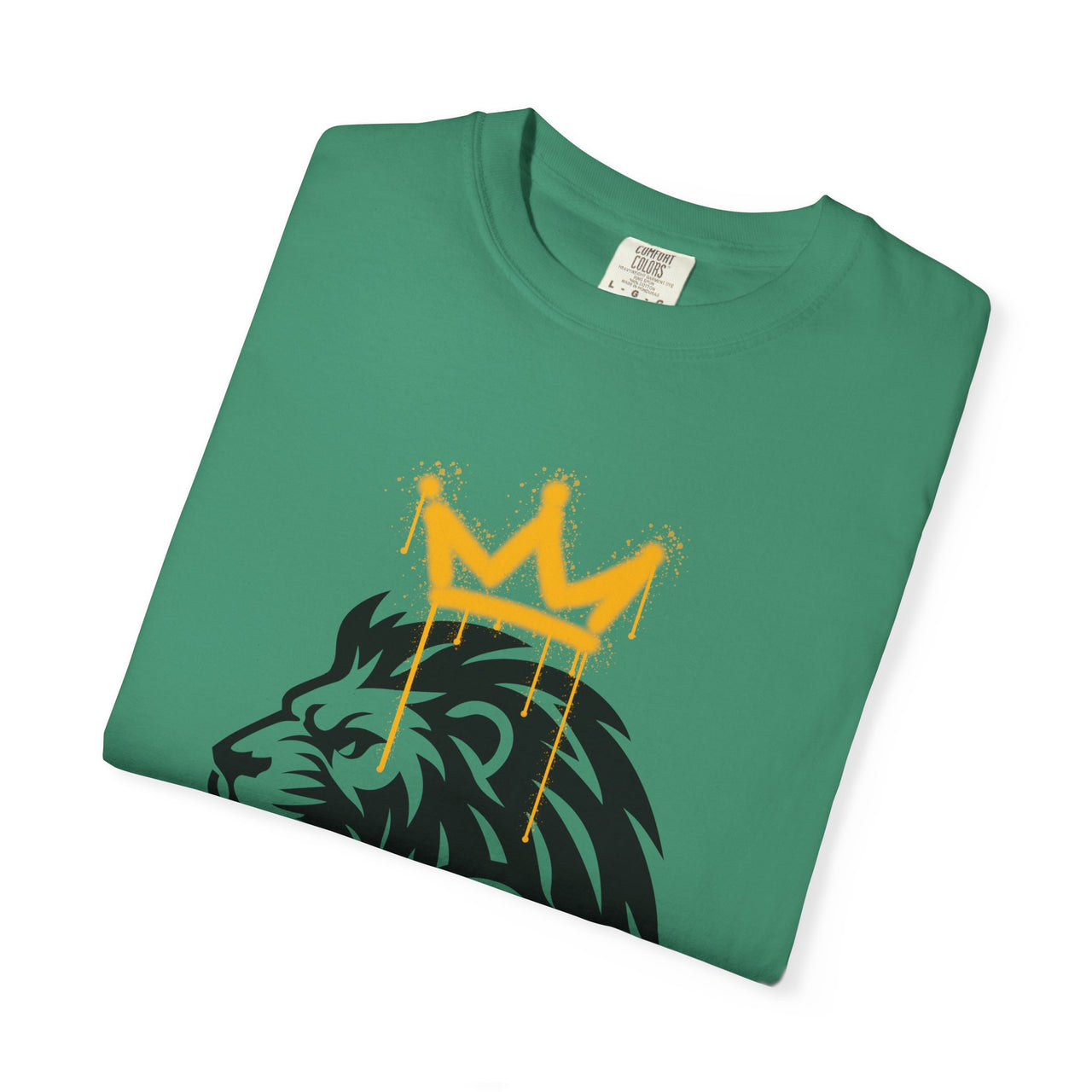 Lion and Lamb Tribal Crown Christian Faith Tee