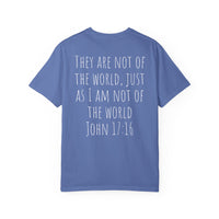 Not of This World Astronaut Cross Helmet Christian Tee