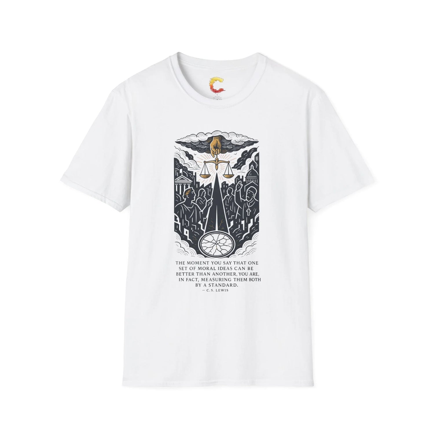 Law Above C.S. Lewis Collection Christian Tee - Ctrl Alt Believe