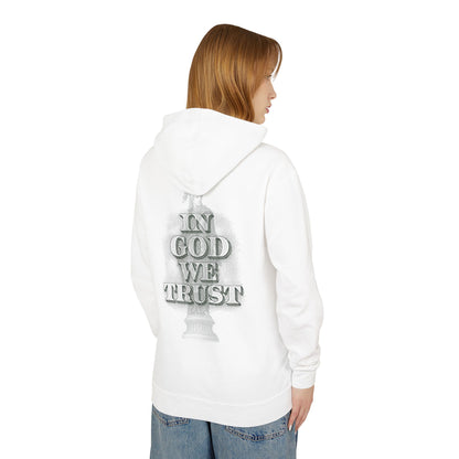 Inspirational Unisex Hoodie, Lightweight Sweatshirt for Faith, Gift for Church Events, Cozy Casual Wear, Religious Apparel