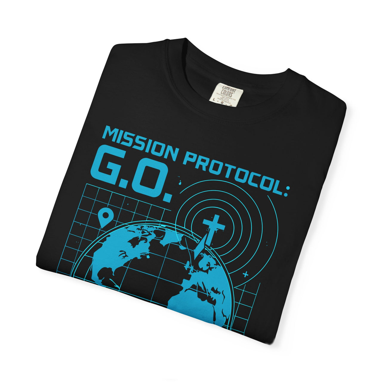 Mission Protocol GO Christian Graphic T-Shirt
