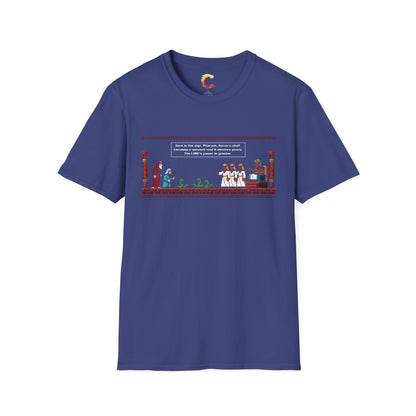 Serpent Showdown – Exodus 7:10-12 Retro Gaming Graphic Tee