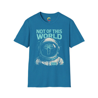 "Not of This World" – Astronaut Cross Helmet Tee