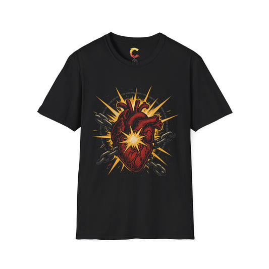Chains Fall in the Light – John 1:5 Tee