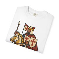 Crusader King Medieval Warrior Christian Graphic Tee