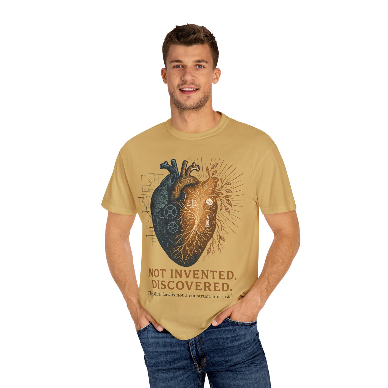 Not Invented Discovered Christian Faith Graphic Tee