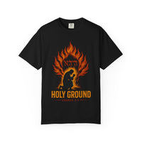 Holy Ground Exodus 3:5 Burning Bush Christian Tee