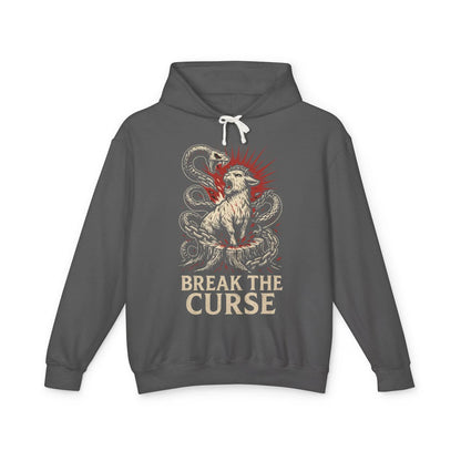 Break the Curse Roaring Lamb Christian Graphic Hoodie - Ctrl Alt Believe