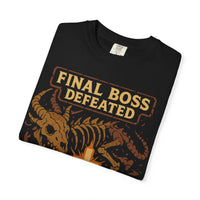 Final Boss Defeated Death Has No Sting Christian Tee