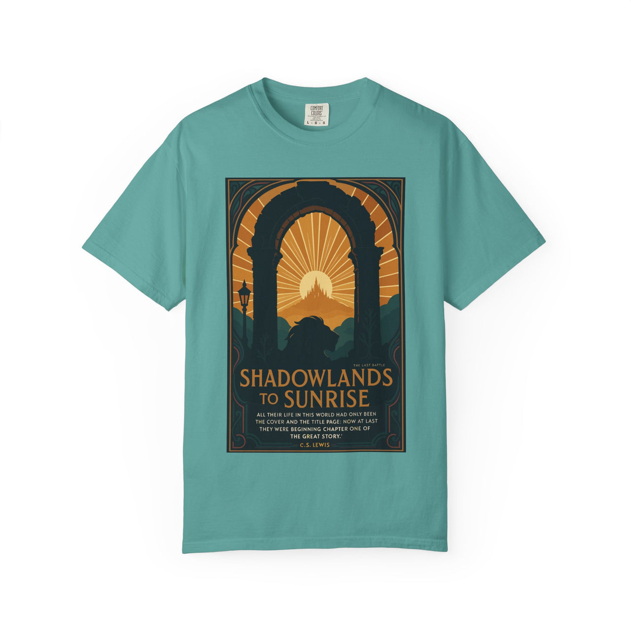 Shadowlands to Sunrise Christian Faith Graphic Tee