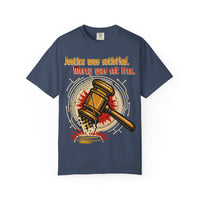 Gavel Split - Justice Meets Mercy Christian T-Shirt