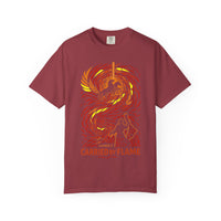 Carried by Flame Elijah’s Fiery Chariot Christian Tee