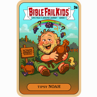 Tipsy Noah - Bible Fail Kids Tee | Funny Retro Christian Shirt