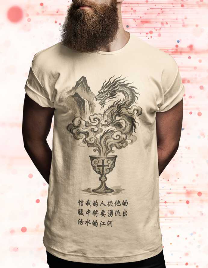 Living Water Chinese Christian Tee