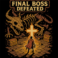 Final Boss Defeated Death Has No Sting Christian Tee