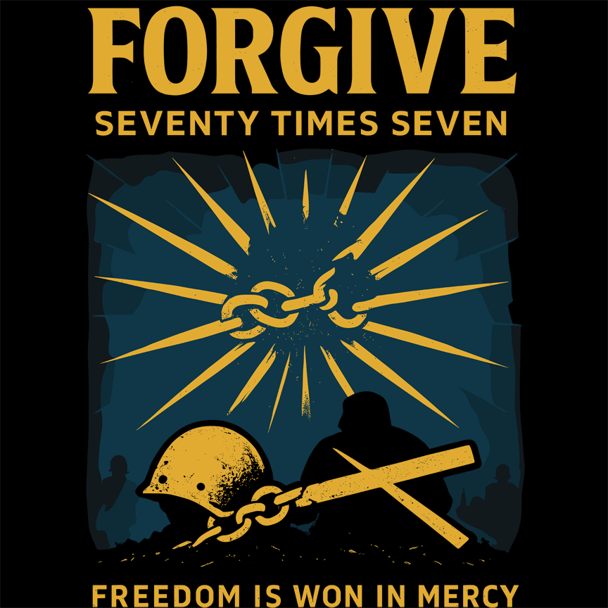 Forgive 70x7 Matthew 18:22 Christian Command Tee
