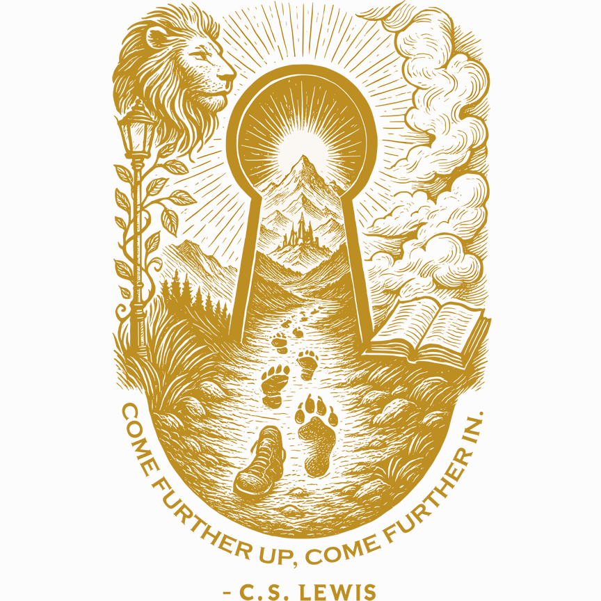 Further Up Further In Christian Faith Graphic Tee