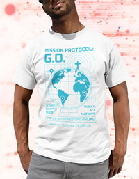 Mission Protocol GO Christian Graphic T-Shirt