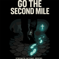 Go the Second Mile Matthew 5:42 Christian Command Tee
