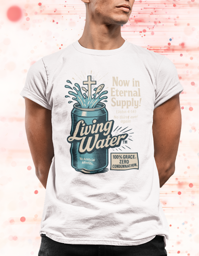 Living Water Eternal Supply Christian Graphic Tee