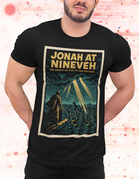 Jonah at Nineveh Mercy Graphic Novel Christian Tee