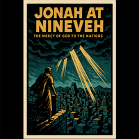 Jonah at Nineveh Mercy Graphic Novel Christian Tee