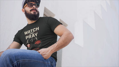 Watch and Pray T-Shirt | Matthew 26:41 | Command Series Tee