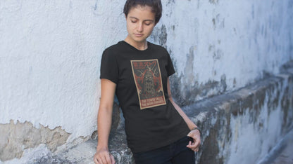 Fallen Tower Babel Women’s Kaiju Christian Graphic Tee