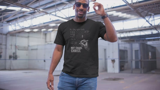"Not Chaos. Christ." – Physics x Faith Tee