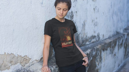 Lamb vs Dragon Women’s Kaiju Christian Graphic Tee