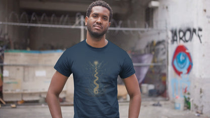 Angelic Vibes Unisex Softstyle T-Shirt, Spiritual Tee, Gift for Her, Mindfulness Apparel, Casual Wear, Unique Graphic Shirt