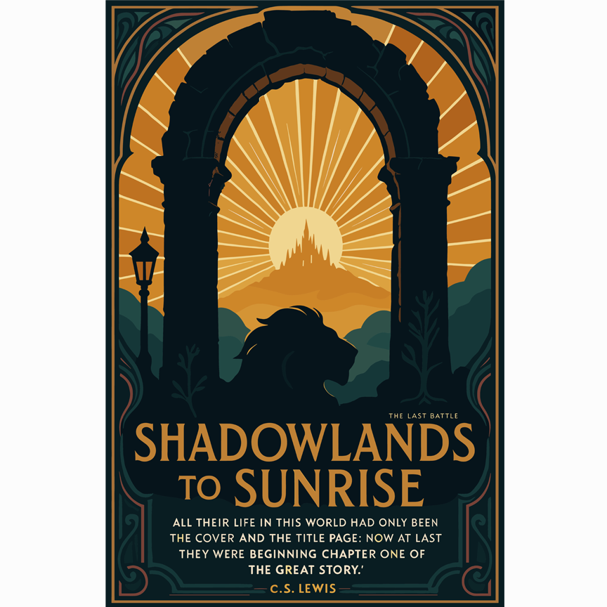 Shadowlands to Sunrise Christian Faith Graphic Tee