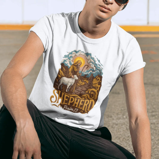 The Lord is My Shepherd Psalm 23 Christian T-Shirt - Ctrl Alt Believe