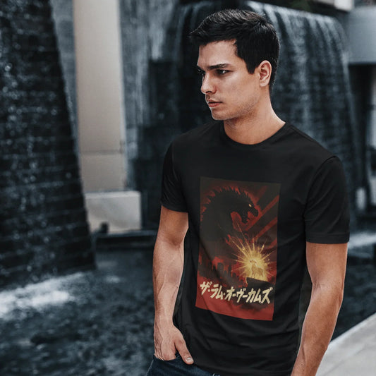 Lamb vs Dragon Kaiju Christian Graphic T-Shirt