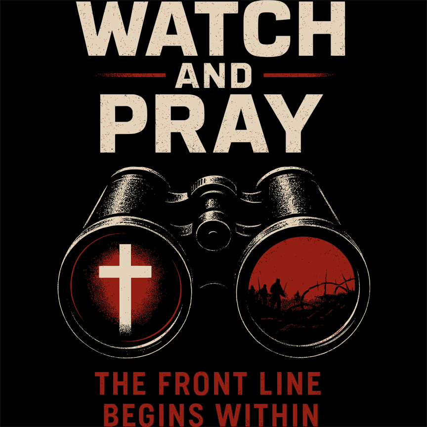 Watch and Pray Matthew 26:41 Christian Command Tee